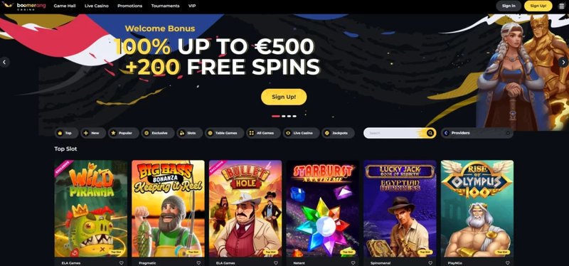 Boomerang casino login, boomerang casino slots